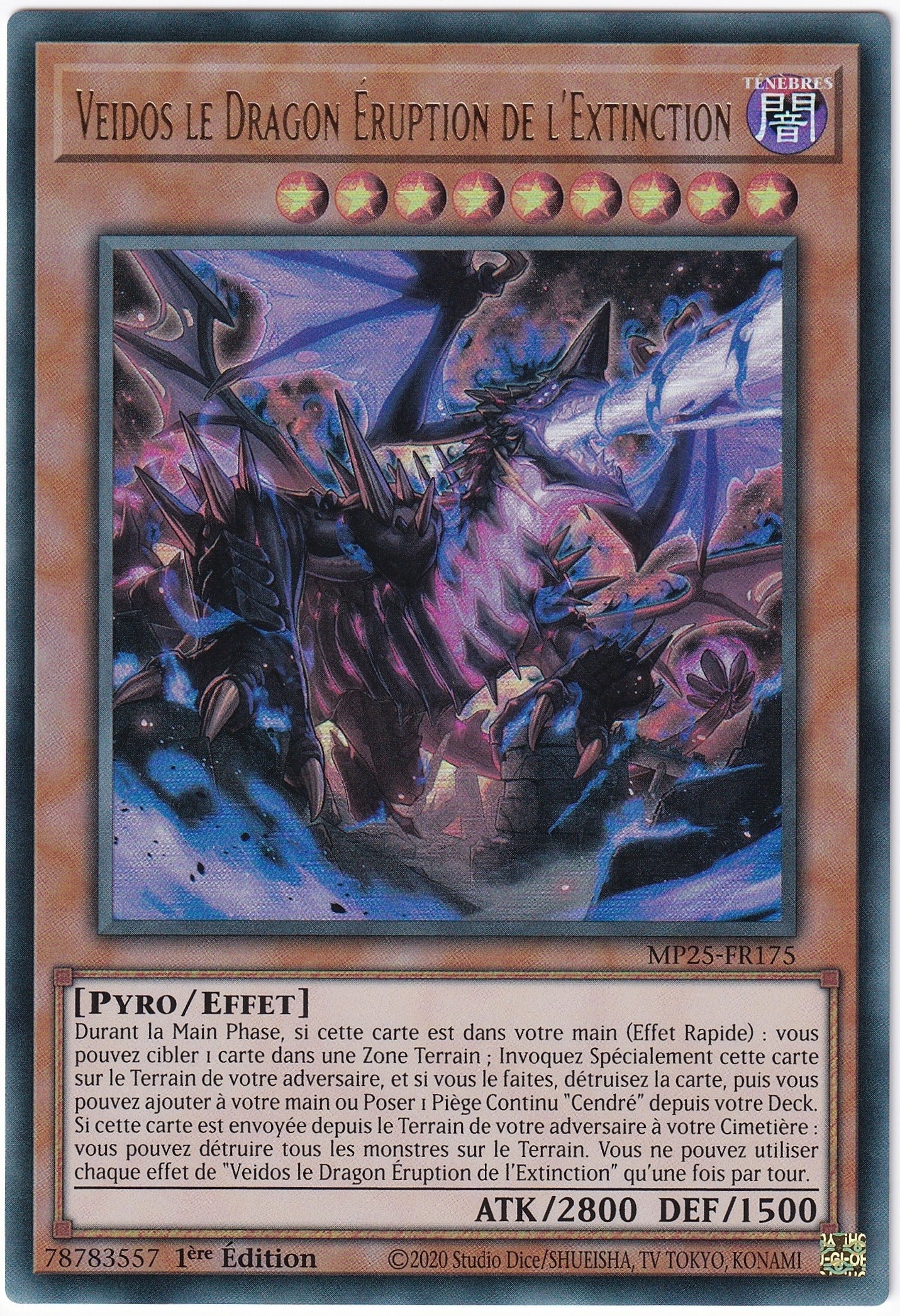 Veidos le Dragon Éruption de l'Extinction